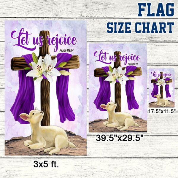 Easter Lamb & Lily Flag: Let Us Rejoice (TQN980F) - Image 7
