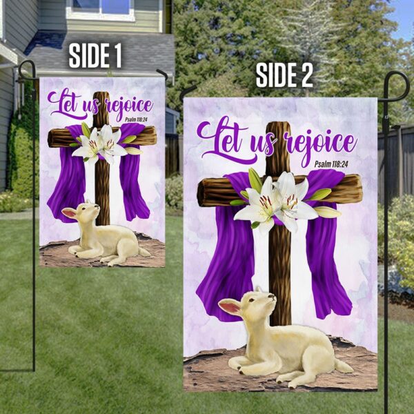 Easter Lamb & Lily Flag: Let Us Rejoice (TQN980F) - Image 5