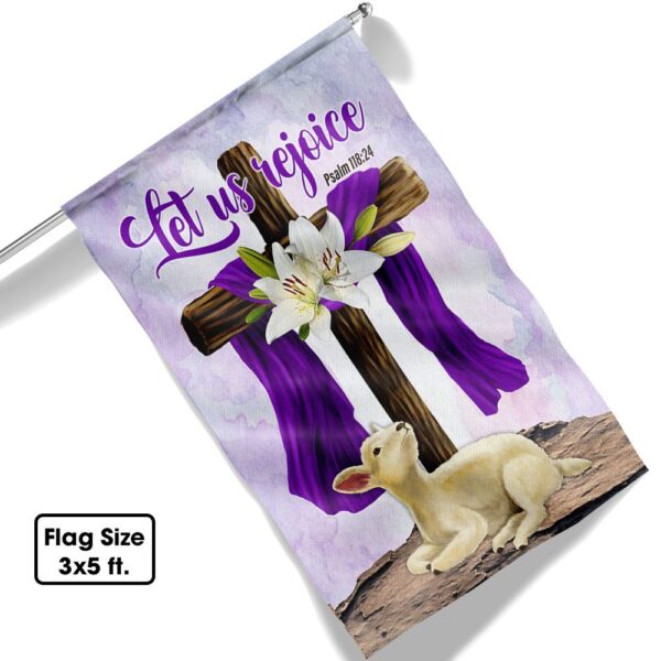 Easter Lamb & Lily Flag: Let Us Rejoice (TQN980F) - Image 6