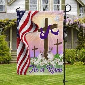 He Is Risen Easter Cross Flag | MLN945F