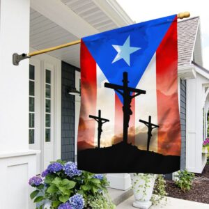 Easter Puerto Rico Flag "He Is Risen" T-Shirt