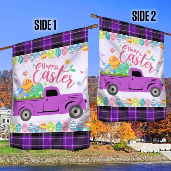 Easter Truck Flag: Happy Easter Decoration MLN1129F - Image 3
