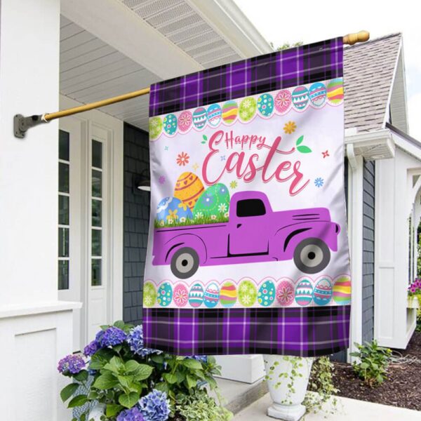 Easter Truck Flag: Happy Easter Decoration MLN1129F