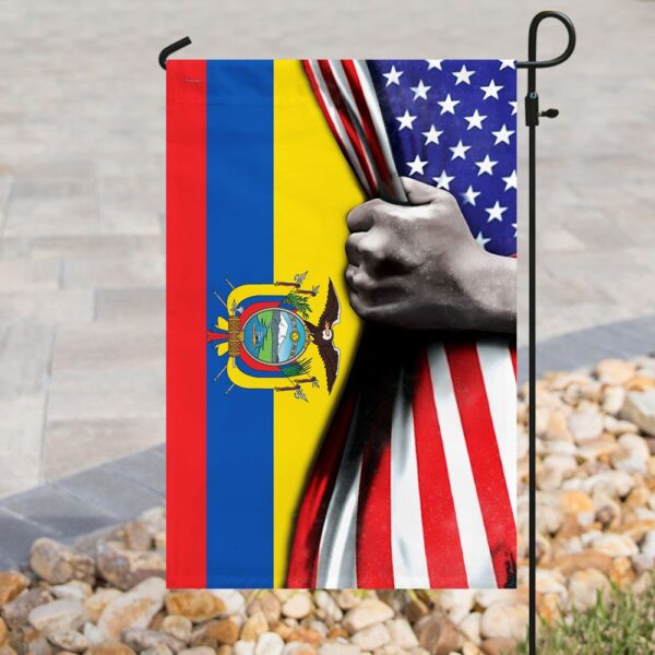 Ecuador USA Flag QNK464F - Image 8