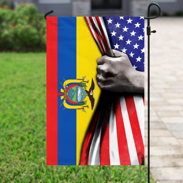 Ecuador USA Flag QNK464F - Image 6