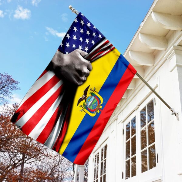 Ecuador USA Flag QNK464F - Image 2