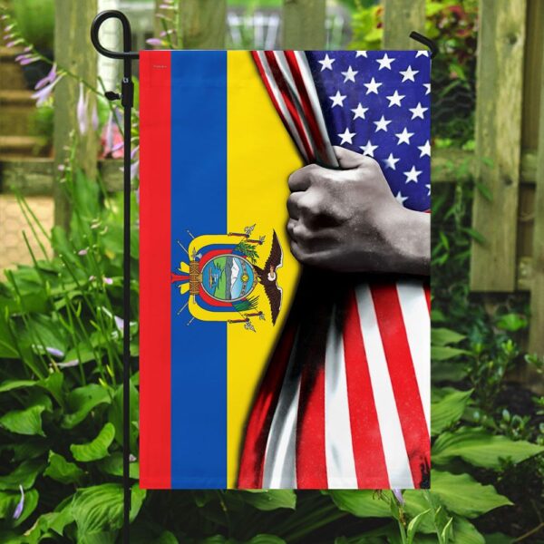 Ecuador USA Flag QNK464F - Image 7