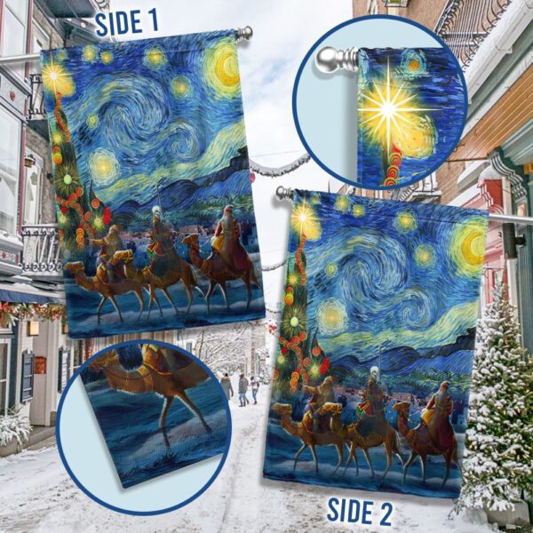 Epiphany Three Wise Men Flag - LNT806F: Festive Holiday Decor - Image 2