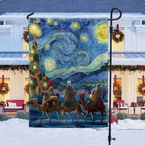 Epiphany Three Wise Men Flag - LNT806F: Festive Holiday Decor