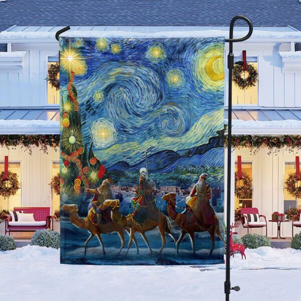 Epiphany Three Wise Men Flag - LNT806F: Festive Holiday Decor
