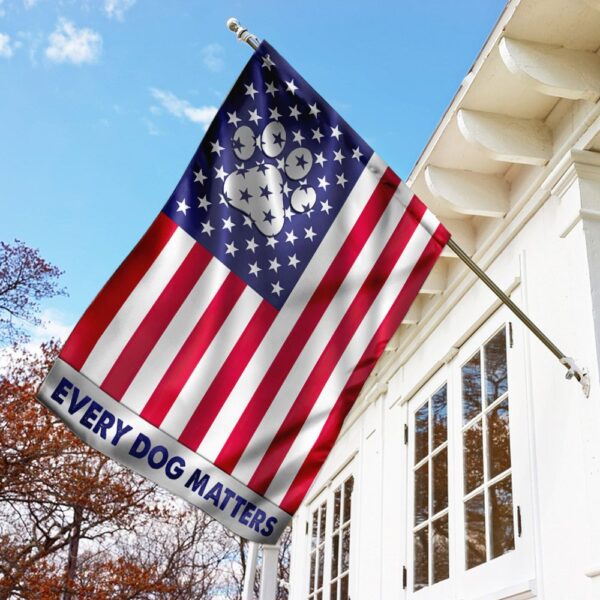 Every Dog Matters: American Flag Dog Bandana - Image 4