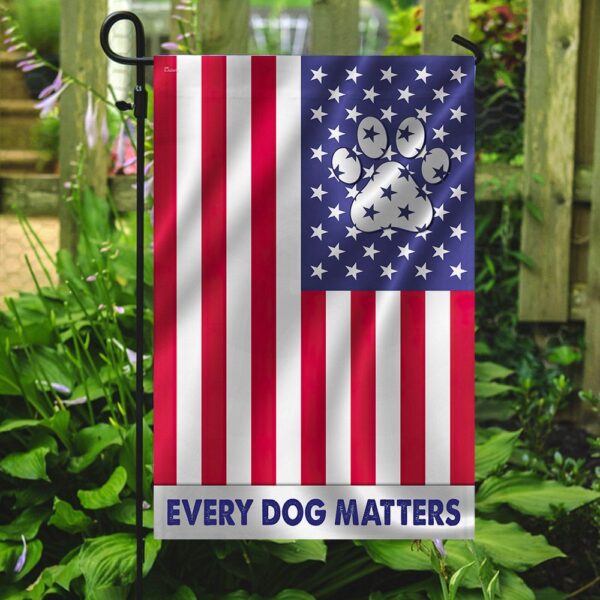 Every Dog Matters: American Flag Dog Bandana - Image 7