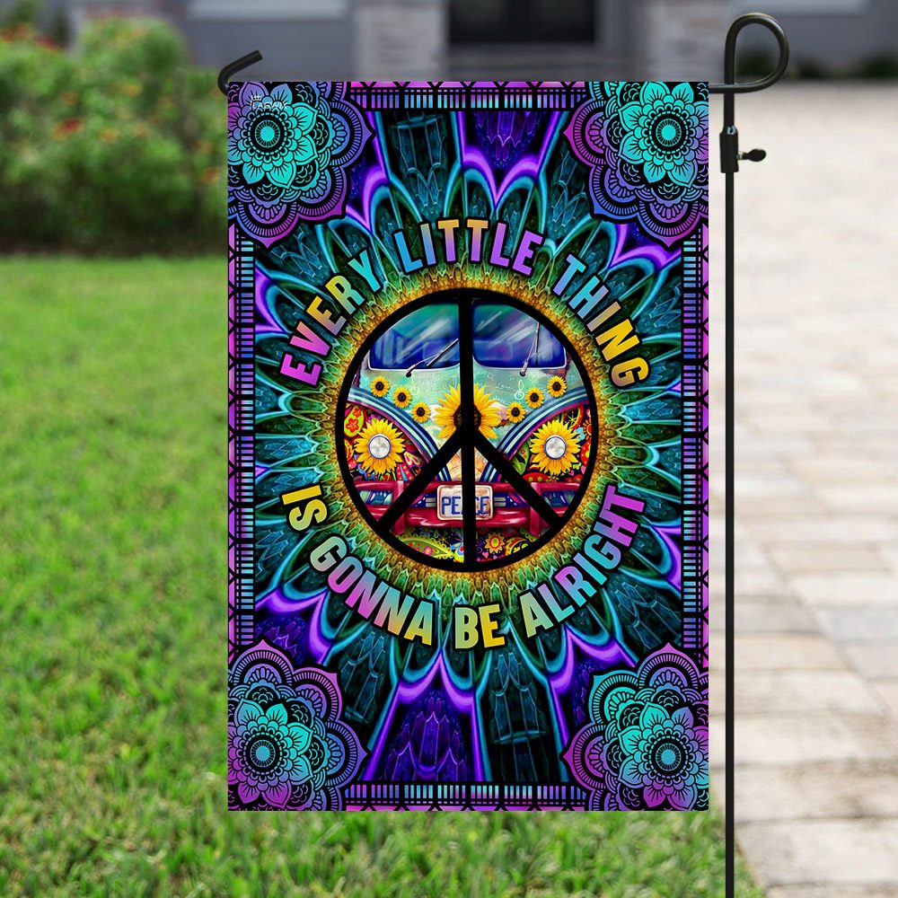 Bohemian Peace Flag: Every Little Thing's Gonna Be Alright (TRN258F) - Image 6