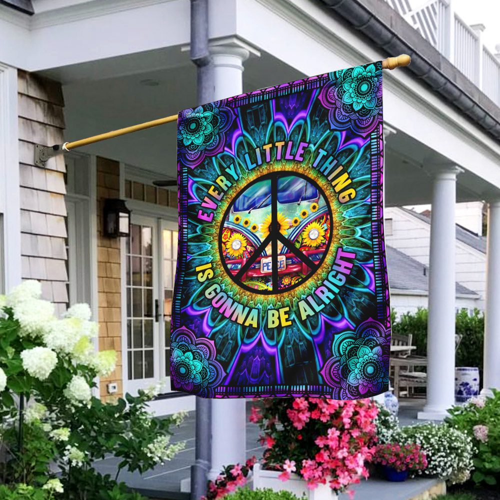 Bohemian Peace Flag: Every Little Thing's Gonna Be Alright (TRN258F) - Image 5