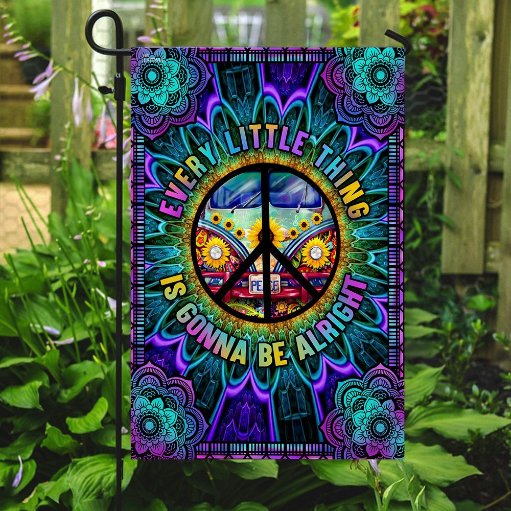 Bohemian Peace Flag: Every Little Thing's Gonna Be Alright (TRN258F) - Image 7