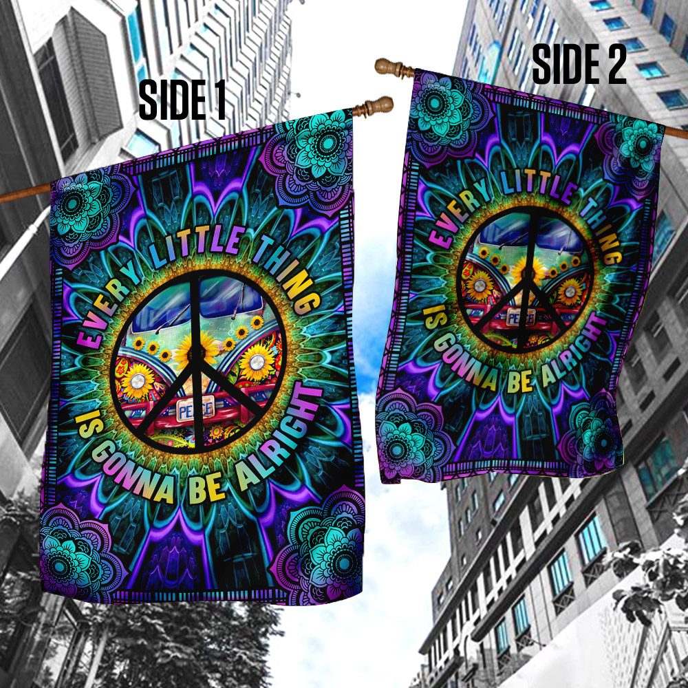 Bohemian Peace Flag: Every Little Thing's Gonna Be Alright (TRN258F) - Image 4