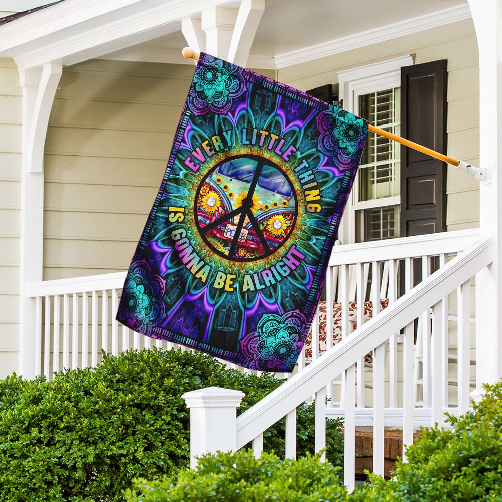 Bohemian Peace Flag: Every Little Thing's Gonna Be Alright (TRN258F) - Image 3