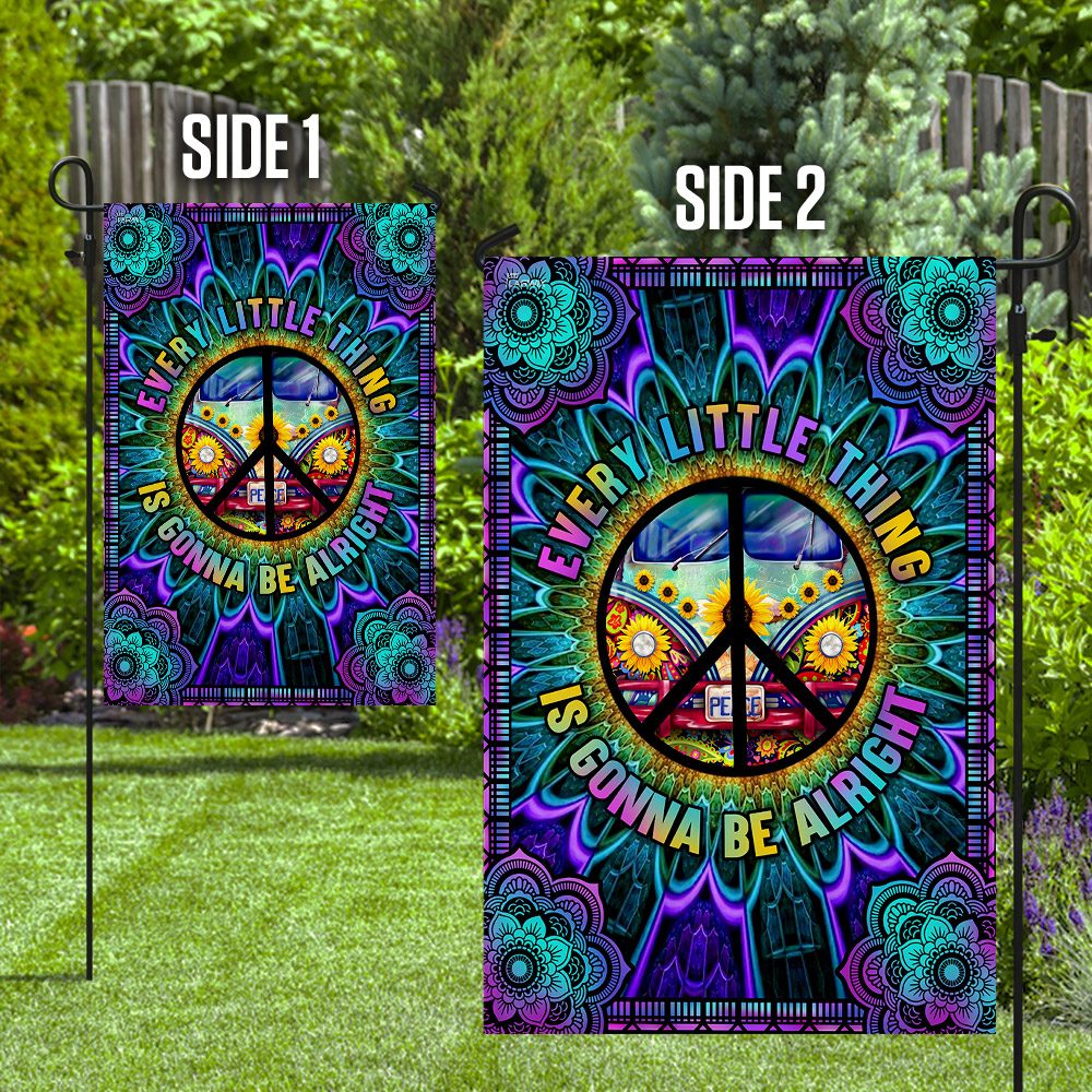 Bohemian Peace Flag: Every Little Thing's Gonna Be Alright (TRN258F) - Image 8
