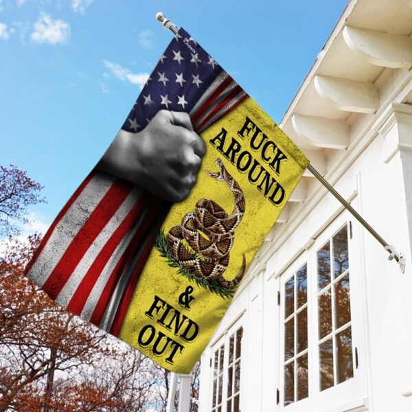 F Around And Find Out Flag: THN2197F2 - Novelty Banner - Image 2