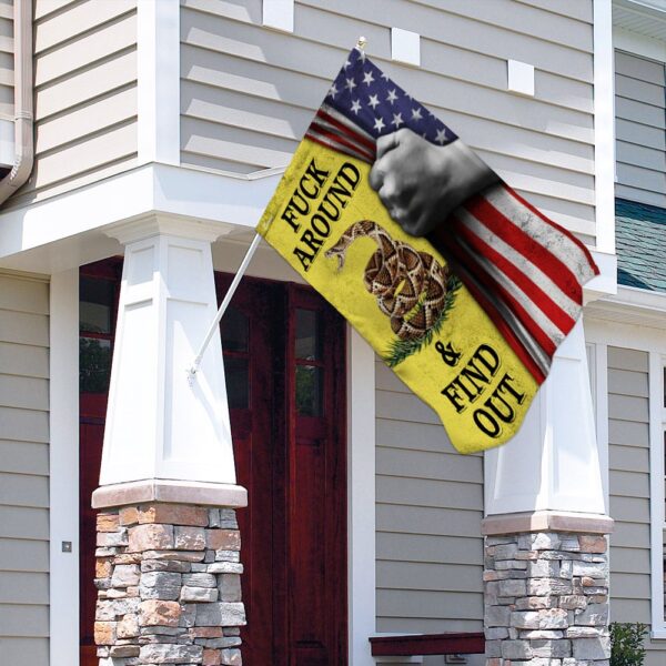 F Around And Find Out Flag: THN2197F2 - Novelty Banner - Image 4