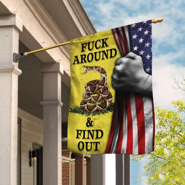F Around And Find Out Flag: THN2197F2 - Novelty Banner