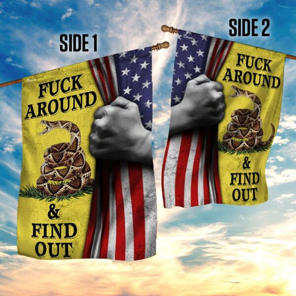 F Around And Find Out Flag: THN2197F2 - Novelty Banner - Image 5