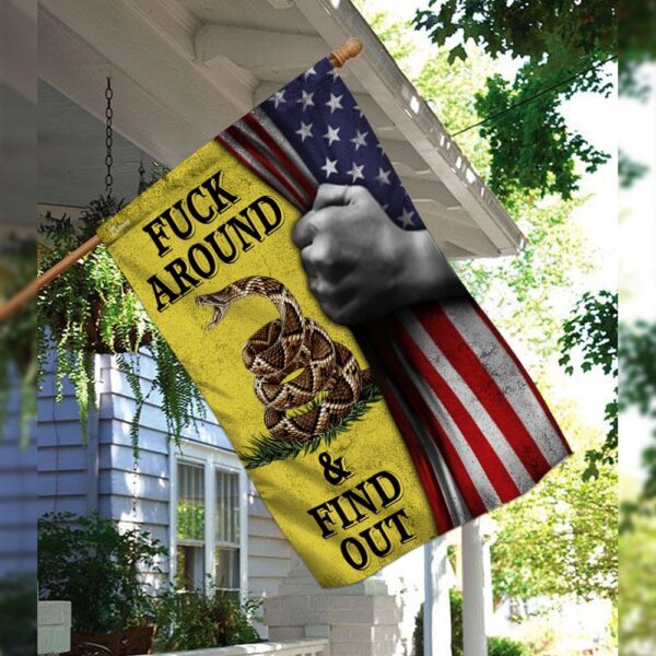 F Around And Find Out Flag: THN2197F2 - Novelty Banner - Image 3