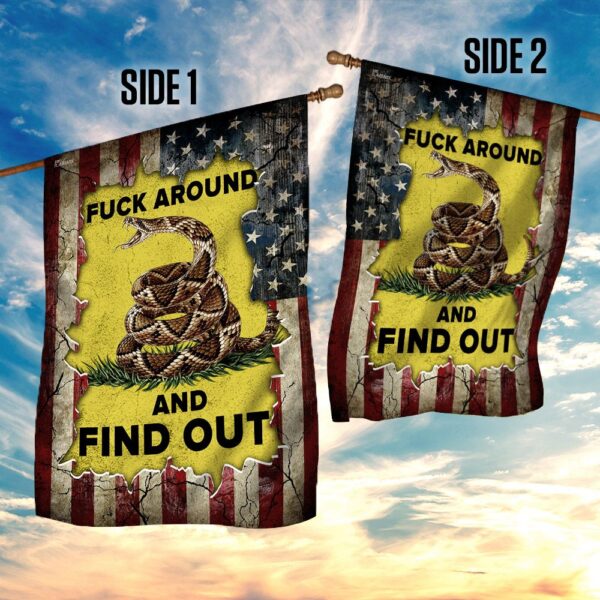 F Around And Find Out Flag: THN2197F3 - Novelty Banner - Image 5
