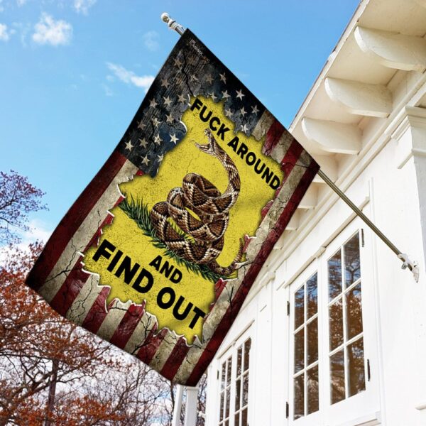 F Around And Find Out Flag: THN2197F3 - Novelty Banner - Image 2
