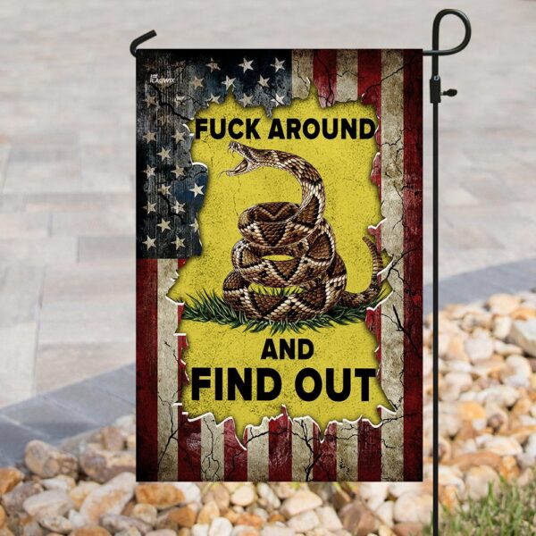 F Around And Find Out Flag: THN2197F3 - Novelty Banner - Image 8