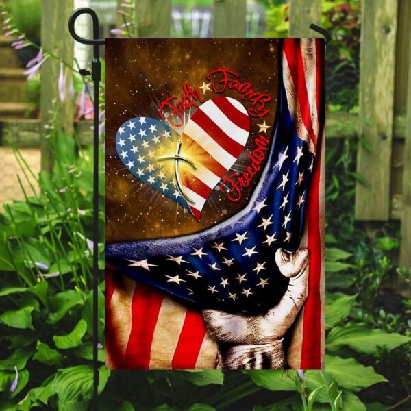 Faith, Family, Freedom: American Flag PSL93F - Image 2