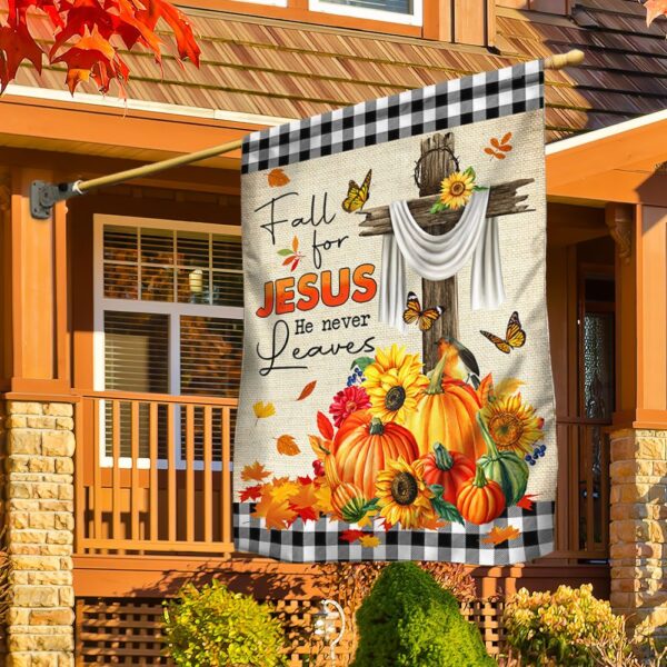 Fall For Jesus Halloween Flag: Faith & Festive Decor - Image 3