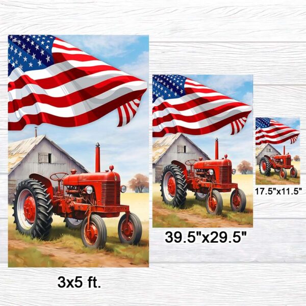 Farmer Tractor Flag T-Shirt: Life's Better on the Farm - Image 7