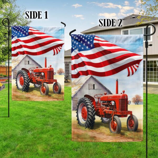 Farmer Tractor Flag T-Shirt: Life's Better on the Farm - Image 5