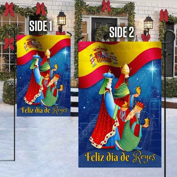 Feliz Día de Reyes Spain Flag: Three Kings Day Decorations MLN791F - Image 5
