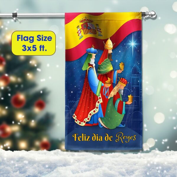 Feliz Día de Reyes Spain Flag: Three Kings Day Decorations MLN791F - Image 6