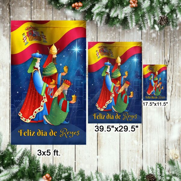 Feliz Día de Reyes Spain Flag: Three Kings Day Decorations MLN791F - Image 7