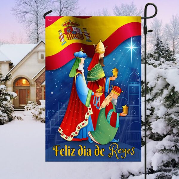 Feliz Día de Reyes Spain Flag: Three Kings Day Decorations MLN791F - Image 3
