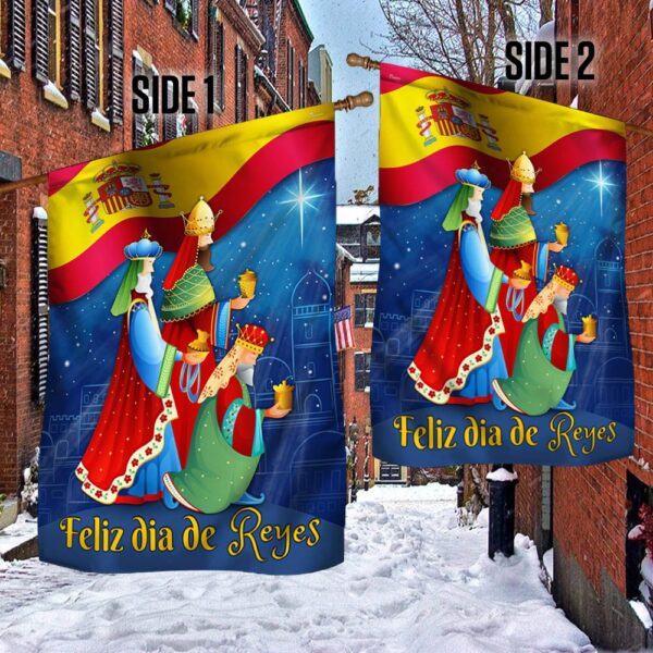 Feliz Día de Reyes Spain Flag: Three Kings Day Decorations MLN791F - Image 2