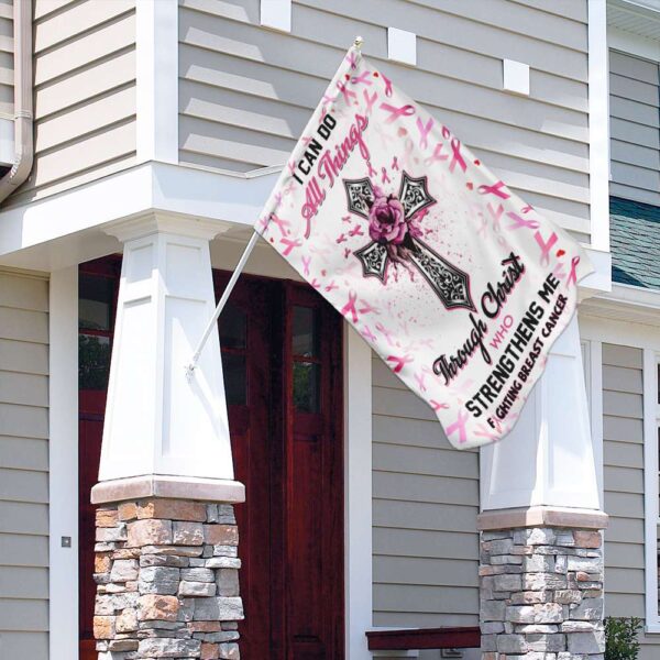 Breast Cancer Awareness Flag: Support the Fight (TLP14F) - Image 4