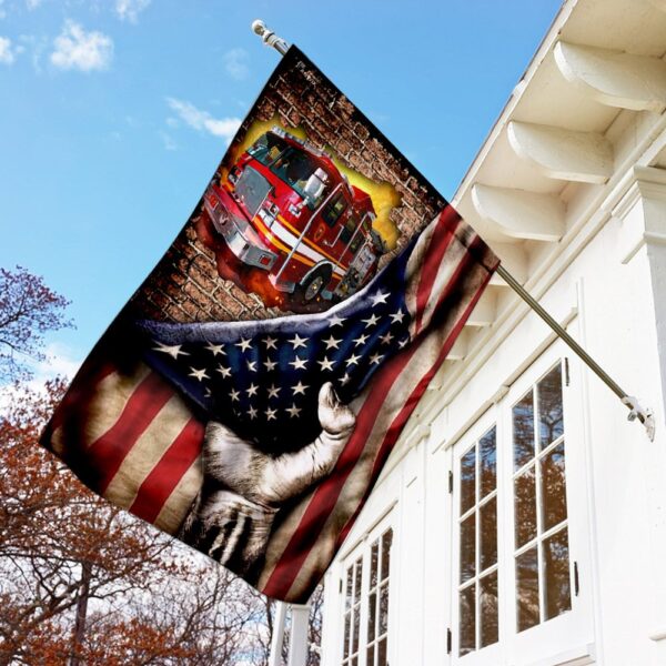 Firefighter Fire Truck Flag THN2209F: Show Your Support - Image 2