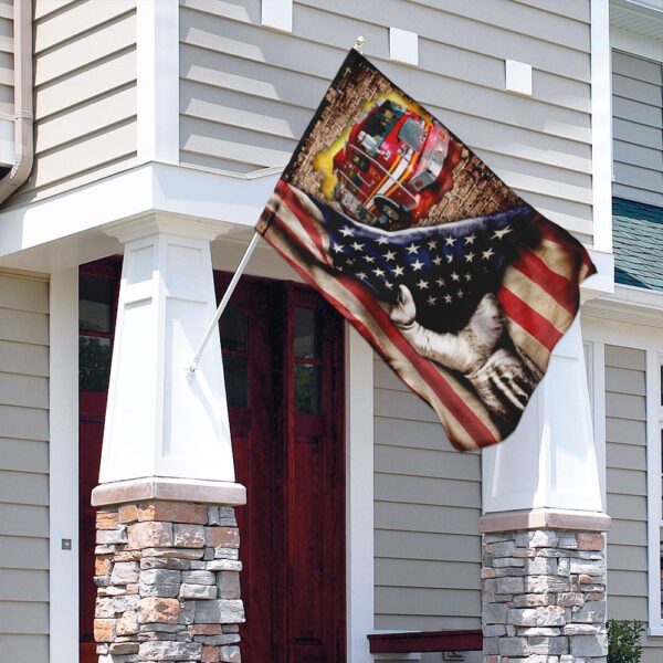 Firefighter Fire Truck Flag THN2209F: Show Your Support - Image 4