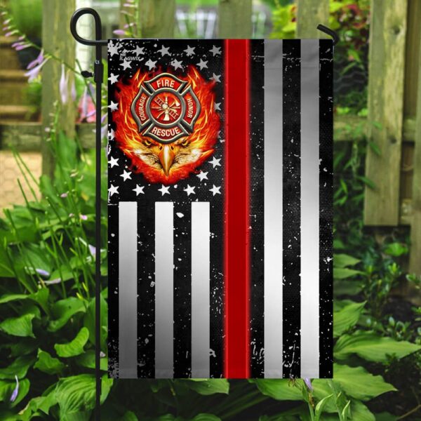 Thin Red Line Firefighter Flag: Support Our Heroes - Image 7