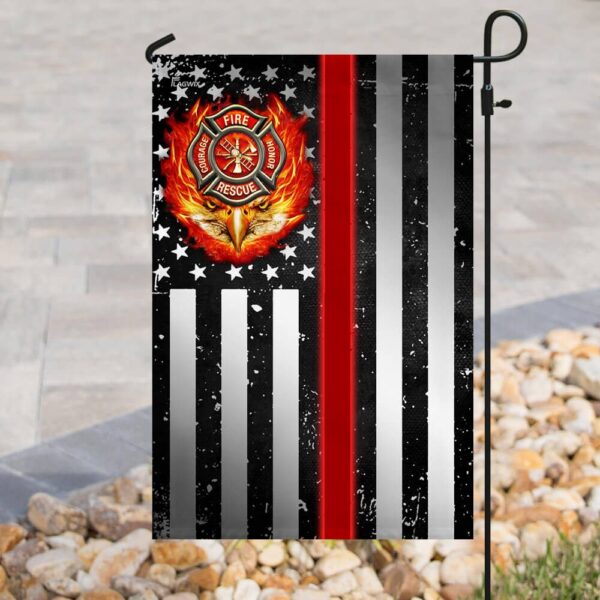 Thin Red Line Firefighter Flag: Support Our Heroes - Image 8