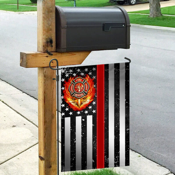 Thin Red Line Firefighter Flag: Support Our Heroes - Image 9
