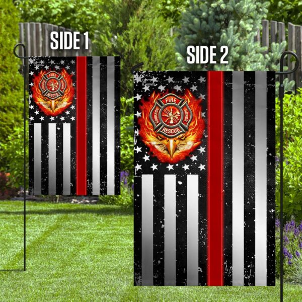 Thin Red Line Firefighter Flag: Support Our Heroes - Image 10
