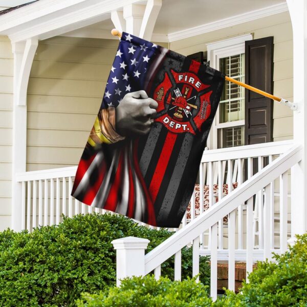 American Flag Firefighter Patch: Show Your Support