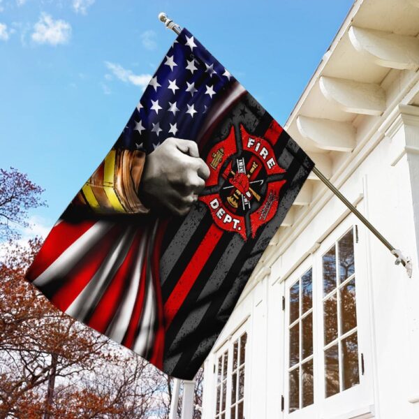 American Flag Firefighter Patch: Show Your Support - Image 3