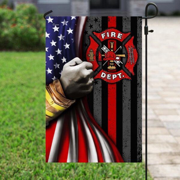 American Flag Firefighter Patch: Show Your Support - Image 5