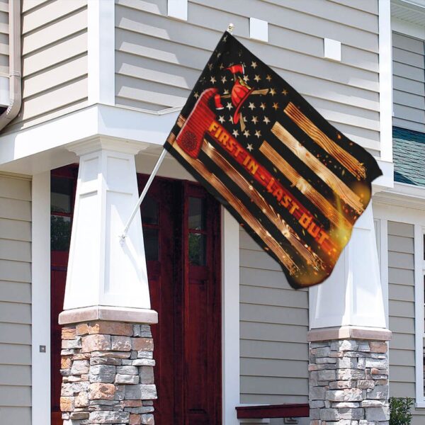 American Flag Firefighter Helmet | PSL179F - Image 9